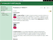 Tablet Screenshot of 01sau2011virtuales.wikispaces.com