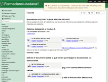 Tablet Screenshot of formacionciudadana1.wikispaces.com