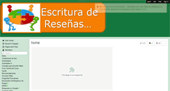 Desktop Screenshot of escrituracooperativa.wikispaces.com