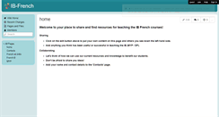 Desktop Screenshot of ib-french.wikispaces.com