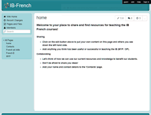 Tablet Screenshot of ib-french.wikispaces.com