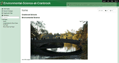 Desktop Screenshot of environmental-science-at-cranbrook.wikispaces.com