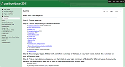 Desktop Screenshot of gssibcoldwar2011.wikispaces.com