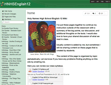 Tablet Screenshot of hnhsenglish12.wikispaces.com