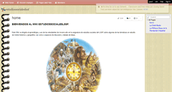 Desktop Screenshot of estudiossocialeslssf.wikispaces.com