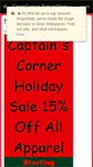 Mobile Screenshot of captscorner-schoolstore.wikispaces.com