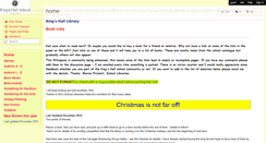 Desktop Screenshot of kingshalllibrary.wikispaces.com