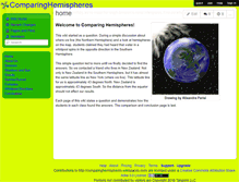 Tablet Screenshot of comparinghemispheres.wikispaces.com