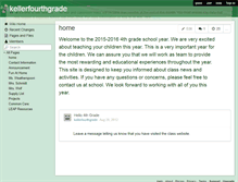 Tablet Screenshot of kellerfourthgrade.wikispaces.com