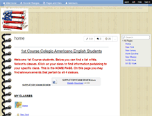 Tablet Screenshot of colegioamericano.wikispaces.com