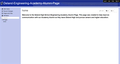 Desktop Screenshot of deland-engineering-academy-alumni-page.wikispaces.com