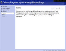 Tablet Screenshot of deland-engineering-academy-alumni-page.wikispaces.com