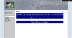 Desktop Screenshot of gllibrary.wikispaces.com