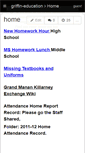 Mobile Screenshot of griffin-education.wikispaces.com