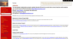 Desktop Screenshot of horizonproject2008.wikispaces.com