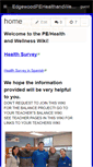 Mobile Screenshot of edgewoodpehealthandwellness.wikispaces.com
