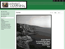 Tablet Screenshot of leadandlearn.wikispaces.com