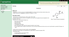 Desktop Screenshot of epinephrine.wikispaces.com