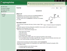 Tablet Screenshot of epinephrine.wikispaces.com