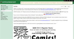 Desktop Screenshot of comicsclassroom.wikispaces.com