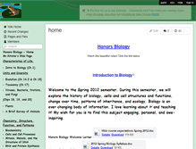 Tablet Screenshot of gronback-honors-biology.wikispaces.com