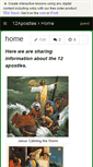 Mobile Screenshot of 12apostles.wikispaces.com