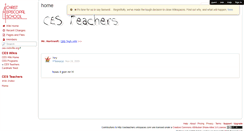 Desktop Screenshot of cesteachers.wikispaces.com