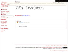 Tablet Screenshot of cesteachers.wikispaces.com