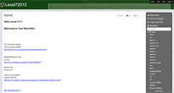 Desktop Screenshot of level72012.wikispaces.com
