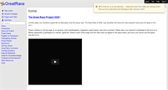 Desktop Screenshot of greatrace.wikispaces.com