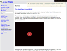 Tablet Screenshot of greatrace.wikispaces.com