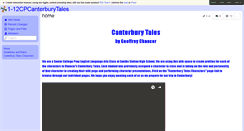Desktop Screenshot of 1-12cpcanterburytales.wikispaces.com