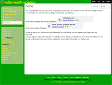 Tablet Screenshot of keller-earth-science.wikispaces.com