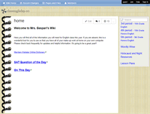 Tablet Screenshot of chssenglish9-10.wikispaces.com