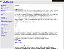 Tablet Screenshot of grupo2255.wikispaces.com