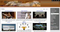 Desktop Screenshot of emsresearchguide.wikispaces.com