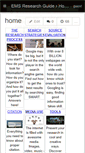 Mobile Screenshot of emsresearchguide.wikispaces.com