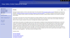 Desktop Screenshot of classroom4europe.wikispaces.com