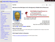 Tablet Screenshot of drm-ms-resources.wikispaces.com