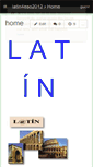 Mobile Screenshot of latin4eso2012.wikispaces.com