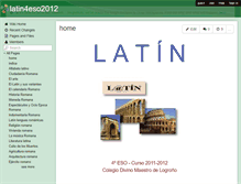 Tablet Screenshot of latin4eso2012.wikispaces.com