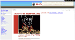Desktop Screenshot of elbicentenario.wikispaces.com