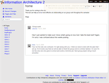 Tablet Screenshot of infoarch2.wikispaces.com
