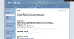 Desktop Screenshot of deleonlearning.wikispaces.com