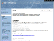 Tablet Screenshot of deleonlearning.wikispaces.com