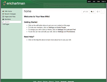 Tablet Screenshot of erichartman.wikispaces.com