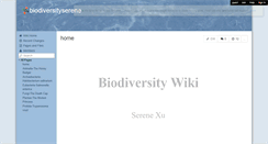 Desktop Screenshot of biodiversityserene.wikispaces.com