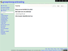 Tablet Screenshot of groep4zorgverbreding.wikispaces.com