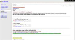 Desktop Screenshot of cbraun.wikispaces.com