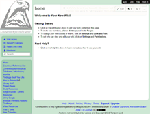 Tablet Screenshot of gladstoneparklibrary.wikispaces.com